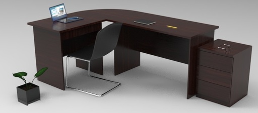 Escritorio L Curvo